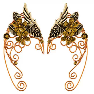 1 Pair Elf Earrings Elf Ear Jewelry Cuff Earrings • $15.15