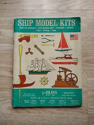Vintage Ship Model Kits Catalog 1976-77 James Bliss And Company • $10