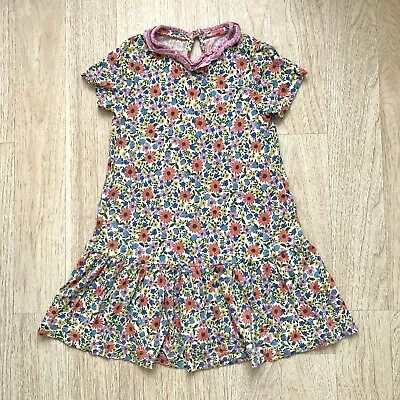 Mini Boden Floral Cotton/model Dress Size 6-7  • $22