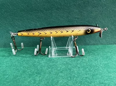 Vintage Ozark Mountain Woodchopper Musky Fishing Lure Glass Eyes • $9.99