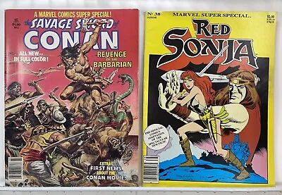 1977 Savage Sword Of Conan Magazine #2 Marvel Comics Super Special &38 Red Sonja • $4.99