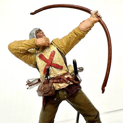 Middle Ages Medieval Archer Warrior Metal Figure Battlefield Castle Soldier • $14.95