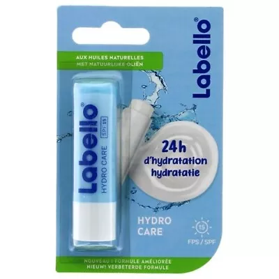 Labello 24h Hydration Lip Balm Hydro Care SPF15 4.8g • $18.99