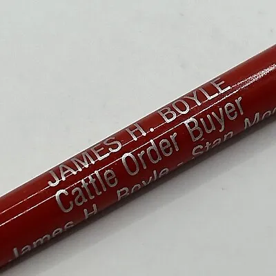 VTG Ballpoint Pen James H. Boyle Cattle Buyer Stan Moore Omaha Nebraska • $20