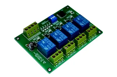 4 Channel I2C Electromagnetic Relay Module 3.3V 5.0V PCF8574 Arduino Raspberry • $15.95