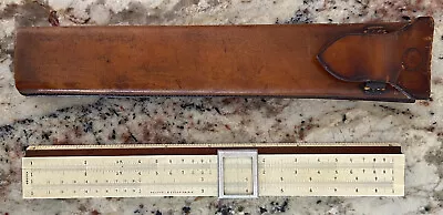 Keuffel & Esser 4035 - K&E 8-inch Slide Rule W/ Metal Framed Cursor - Pre-1915 • $85