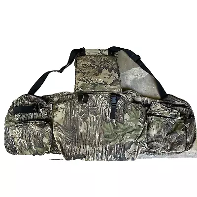 Fieldline RealTree Advantage Camo Hunting Vest Padded Seat Pockets Made In USA • $29.98