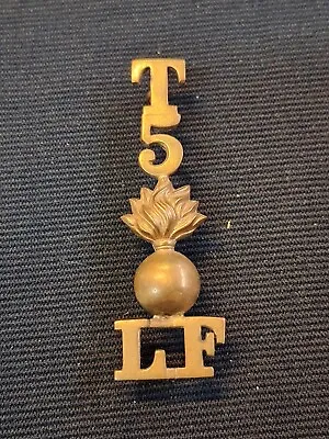 T 5 Lancashire Fusiliers Territorial Shoulder Title Badge In Brass On Lugs... • £49.99