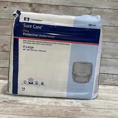 Covidien Sure Care Plus Select Adult Disposable Underwear X-Large 1625 14Ct • $6.95