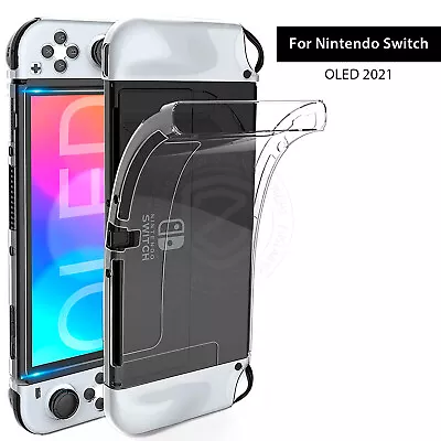 For Nintendo Switch OLED 2021 Lite Case ZUSLAB Clear Slim Soft Shockproof Cover • $16.95