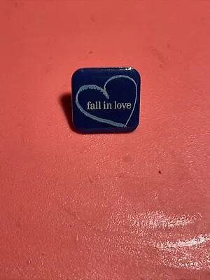 Mercedes-Benz Lapel Pin “Fall In Love” 1998 Sales Campaign Vtg Pinback Button • $4