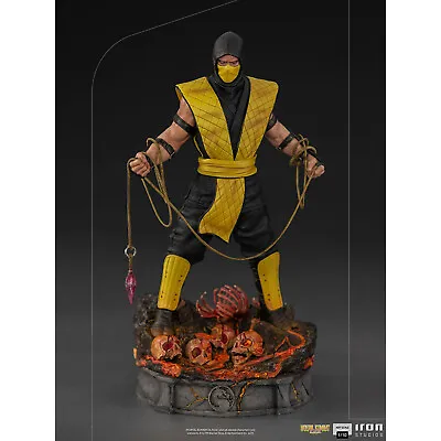 Sideshow Mortal Kombat Scorpion Iron Studios Tenth Scale Figure NEW IN STOCK • $436.83