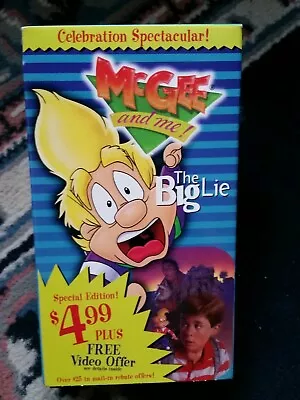 McGEE AND ME THE BIG LIE VHS Rare Special Edition 🔥🔥 Cult 90's OOP💣💣 • $6.99