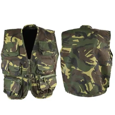 Kids Army Soldier T-shirt Trousers Vest Helmet Cap Coat Bag Boys Dpm Camo • £14.99