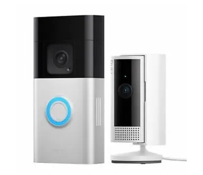Ring Battery Doorbell Plus And Indoor Cam (Gen 2) With Included Manual Privacy • $175
