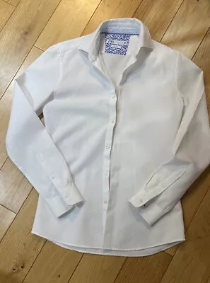 Zara Man Shirt Size S Slim Fit White • £15