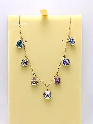 NEW 100% Authentic SWAROVSKI Colorful 7 Crystal Droplets Stilla Necklace 5662918 • $165.75