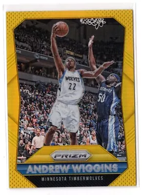 2015-16 Panini Prizm Gold Andrew Wiggins /10 • $9.50