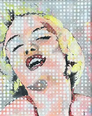 Marilyn Monroe - ‘Graffiti Art’ Mixed Media By SMasH IT  Edition (1 / 1) 2023 • £110