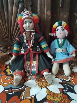 Vintage Detailed Colorful Thai Chiangmai Akha Tribal Ethnic Doll • $35