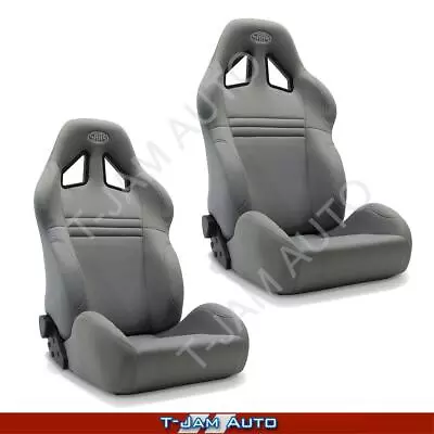 SAAS Kombat Grey Dual Recline X2 (Pair) Sports Race Seat • $602.95