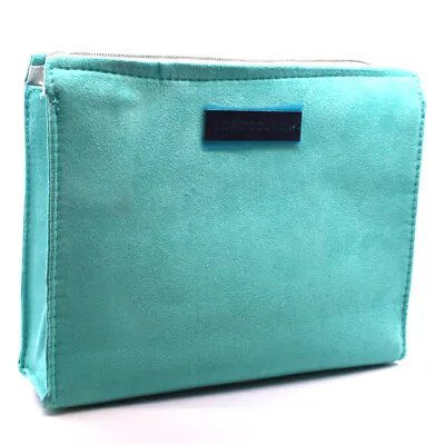 MoroccanOil Blue Cosmetic Makeup Travel Zipper Bag NEW • $10.99