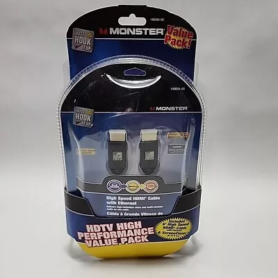 Monster High Speed HDMI Cable With Ethernet Factory Sealed  6 Ft & Screen Clean • $19.99