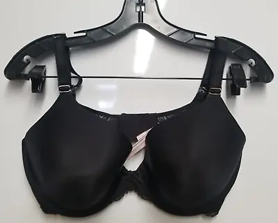 Victoria's Secret 11191191 Lightly-Lined Full Coverage Lace Bra Sz 38DD - Black • $20.29