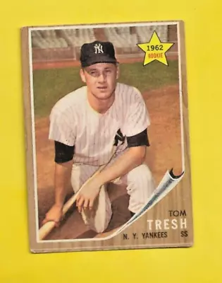 1962 Topps Tom Tresh ROOKIE #31 New York Yankees VG/EX FREE SHIPPING • $4.99