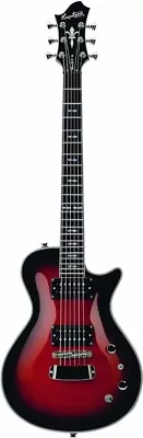 Hagstrom ULSWE-BGB Ultra Swede Solid Body Electric Guitar Burgundy Burst • $429.95