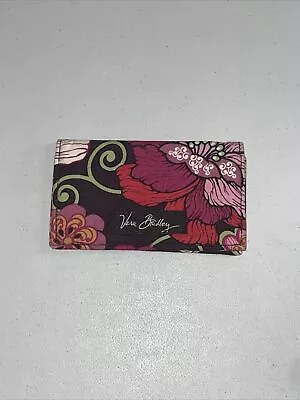 Vera Bradley Mod Floral Retired 4.5  Two Slot ID Card Holder • $4.99