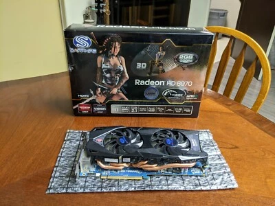 $43.72 • Buy Sapphire HD 6970 Dual Fan (Tested Working)