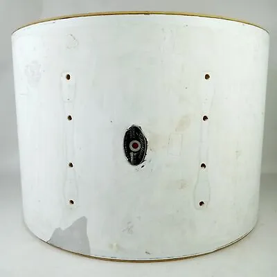 *Slingerland 14x20  Vintage 80s 5Ply Chrome-Wood COW White Paint Bass Drum Shell • $137.75