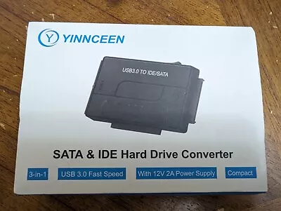 USB C To IDE SATA Adapter Upgraded Hard Drive Reader Ultra Recovery Converter... • $39.99