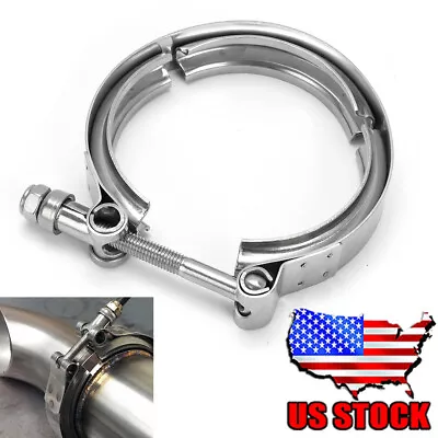 3'' V-Band Clamp For Turbo Exhaust Pipe Downpipe For Can Am Maverick X3 & R USA • $22.99