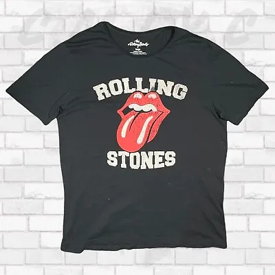 The Rolling Stones Music Rock Heavy Metal Men’s T-Shirt L Vintage Graphic Print • $18