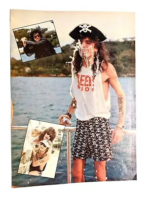 Motley Crue / Tommy Lee / 1980's Magazine Full Page Pinup Poster Clipping (11) • $12.99