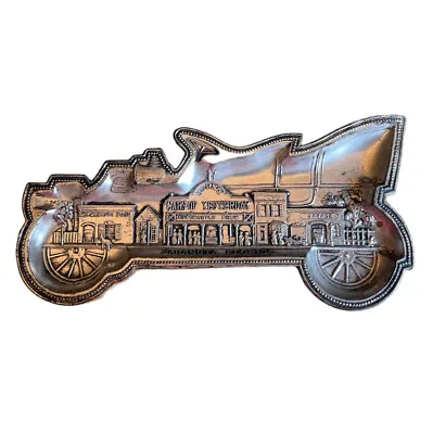 Vintage Horn’s Cars Of Yesteryear Auto Show Silver Plated Jalopy Souvenir Tray • $18.90