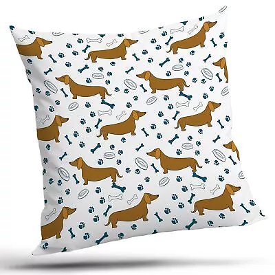 Dachshund Dog Pillow Covers - 18x18Weiner Dachshund Dog Decor Decorations For... • $12.49