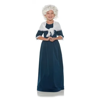 Underwraps Martha Washington History United States Halloween Costume Girls 25886 • $31.99