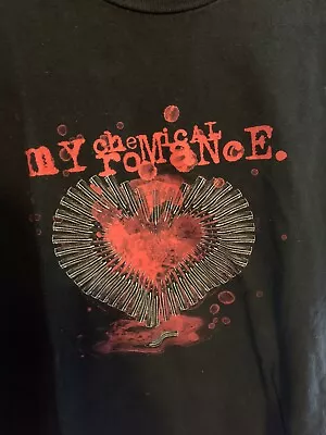 Rare My Chemical Romance Bullets Heart Xl Shirt Gerard Way Hot Topic Merch • $500