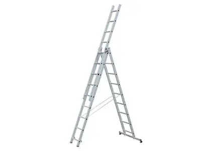  Zarges Light Trade Combination Ladder 3-Part 3 X 7 Rungs ZAR48980 • £199.52