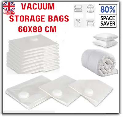 Strong Vacuum Storage Space Savings Bag Space Saver Bags New Vacum Bag Vaccum • £3.75