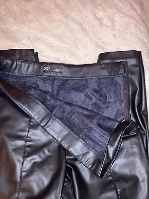 Zara Faux Leather Leggings • £9.99