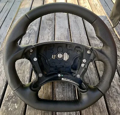 Mercedes W211 W209 W219 E350 CLS500 CLS550 Steering Wheel  Black Leather • $320