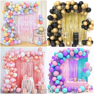 $8.57 • Buy Balloon Arch Kit + Balloons Garland Birthday Wedding Party Baby Shower Decor UK