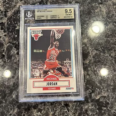 1990-91 Fleer Michael Jordan BGS 9.5 #26 • $179