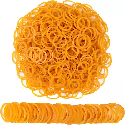 Rubber Bands Mini 1200pcs Yellow Small Rubber Band Mini Soft Elastic Bands For B • $19.99