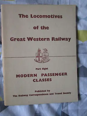 £4.99 • Buy Rcts Locomotives Of The Great Western Railway 8 Modern Passenger Classes