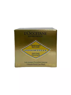 L'occitane Immortelle Divine Cream Mask 65mL New Sealed • $159.99